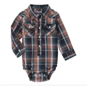 112338160 - Wrangler Baby Boy LS Bodysuit - Multi