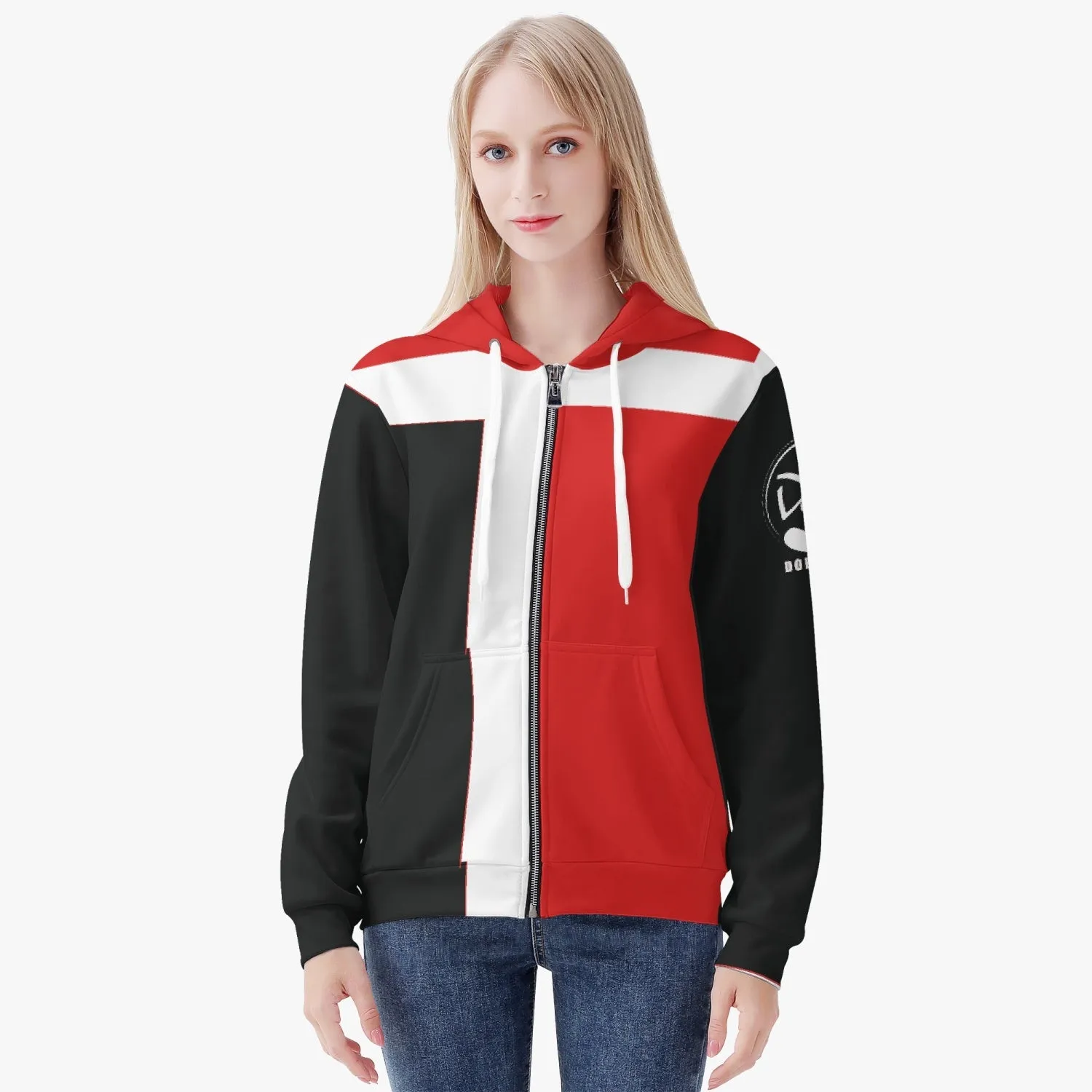 221. Women's Dopeware Full Zip Up Hoodie