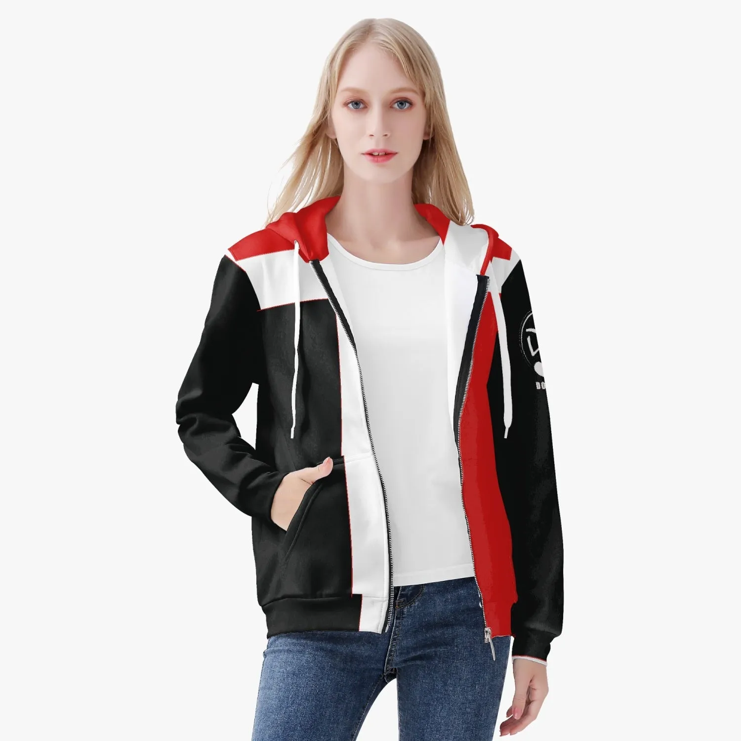 221. Women's Dopeware Full Zip Up Hoodie