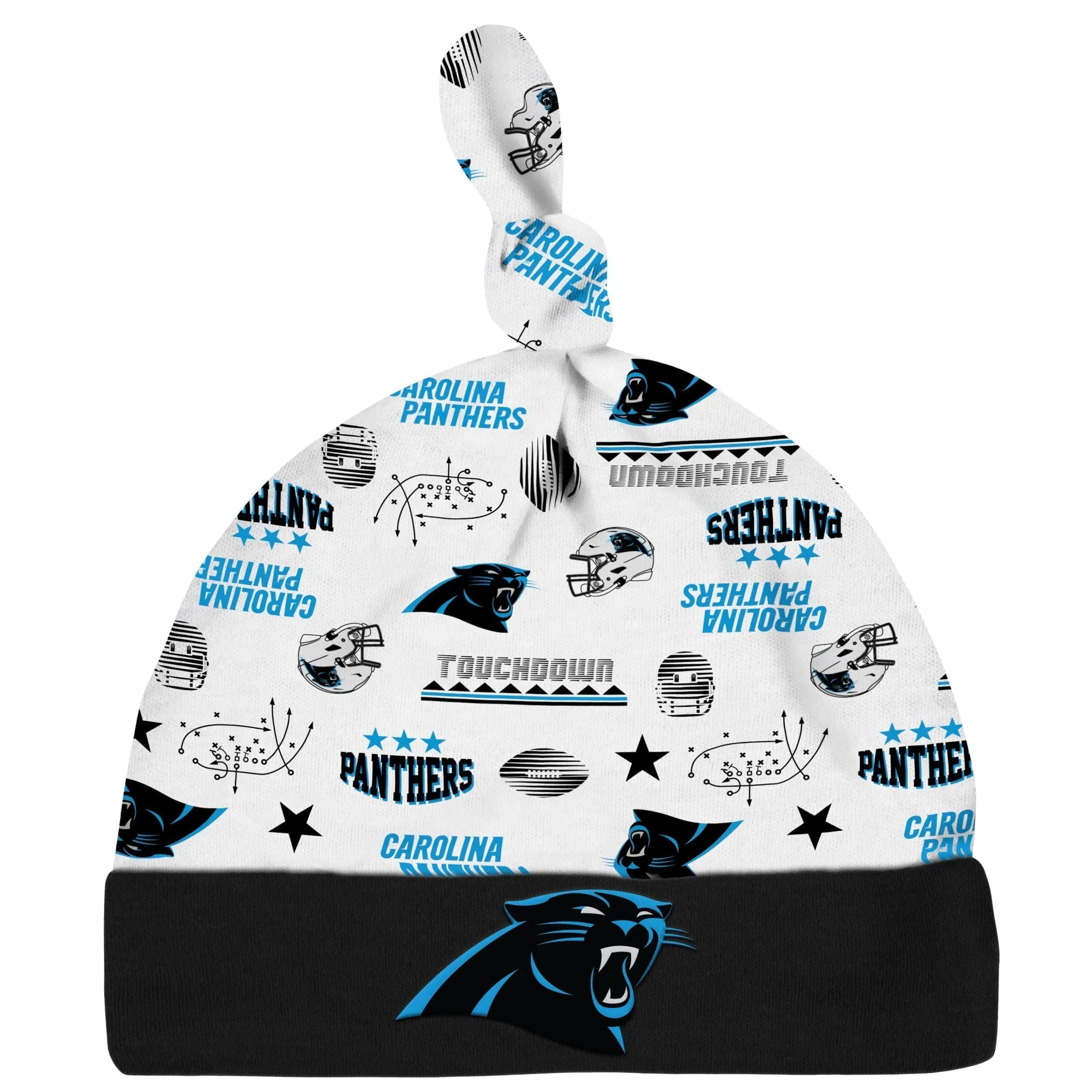 3-Piece Baby Boys Panthers Bodysuit, Sleep 'N Play & Cap Set