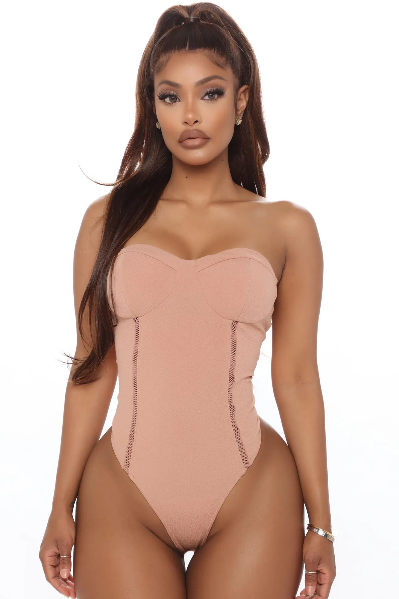 A Great Catch Tube Bodysuit - Mauve