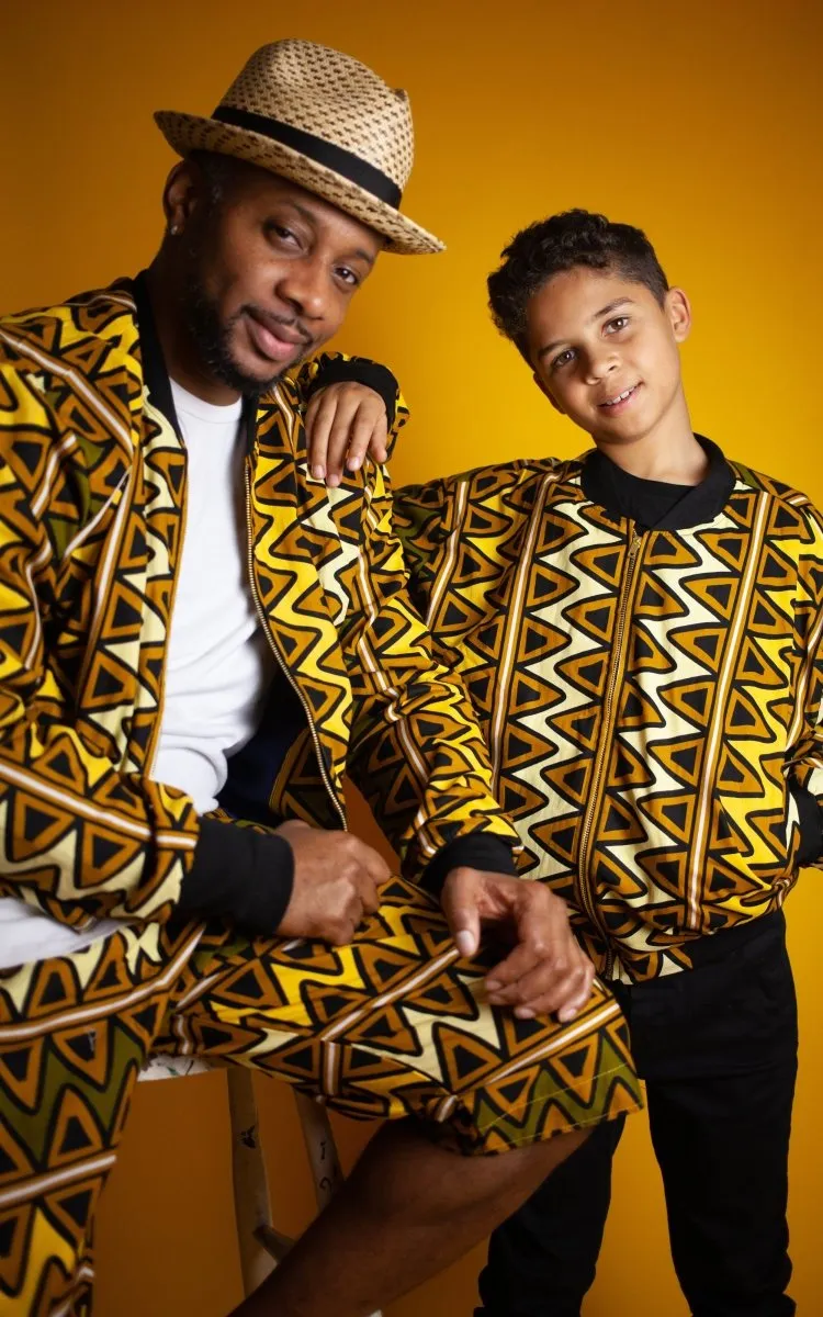 African Jacket In Mud Cloth