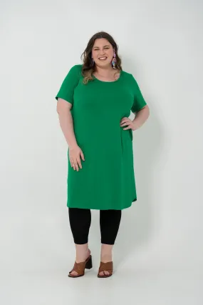 'ALANA' T-Shirt Dress - Green