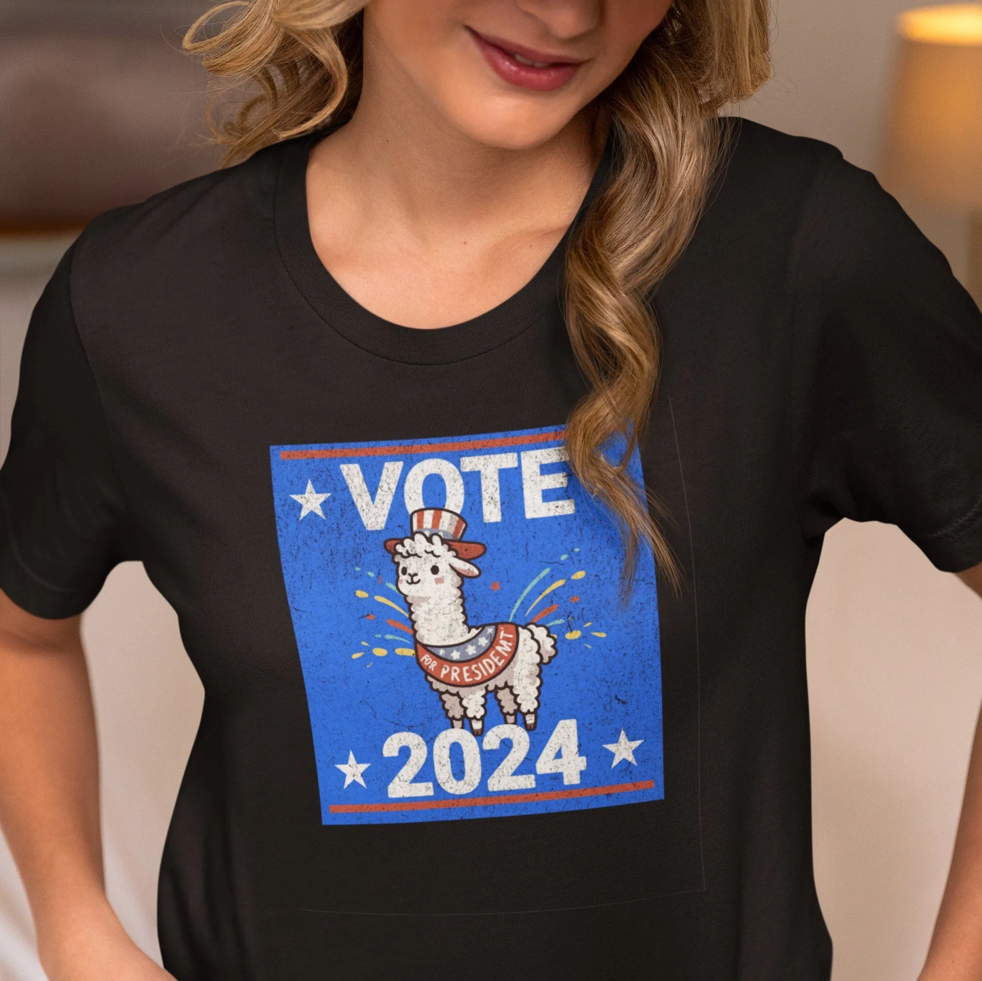 Alpaca For President, 2024 Election Shirt, Funny Election Shirt, Political Shirt, Llama Lover Shirt, Alpaca Gift