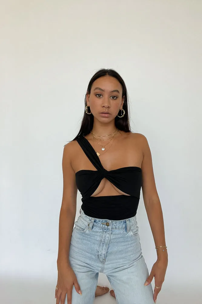 Angel One Shoulder Reversible Bodysuit