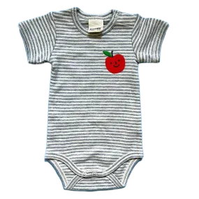 Apple Embroidered Baby Bodysuit