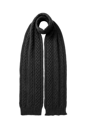 Aran Cable Cashmere Scarf