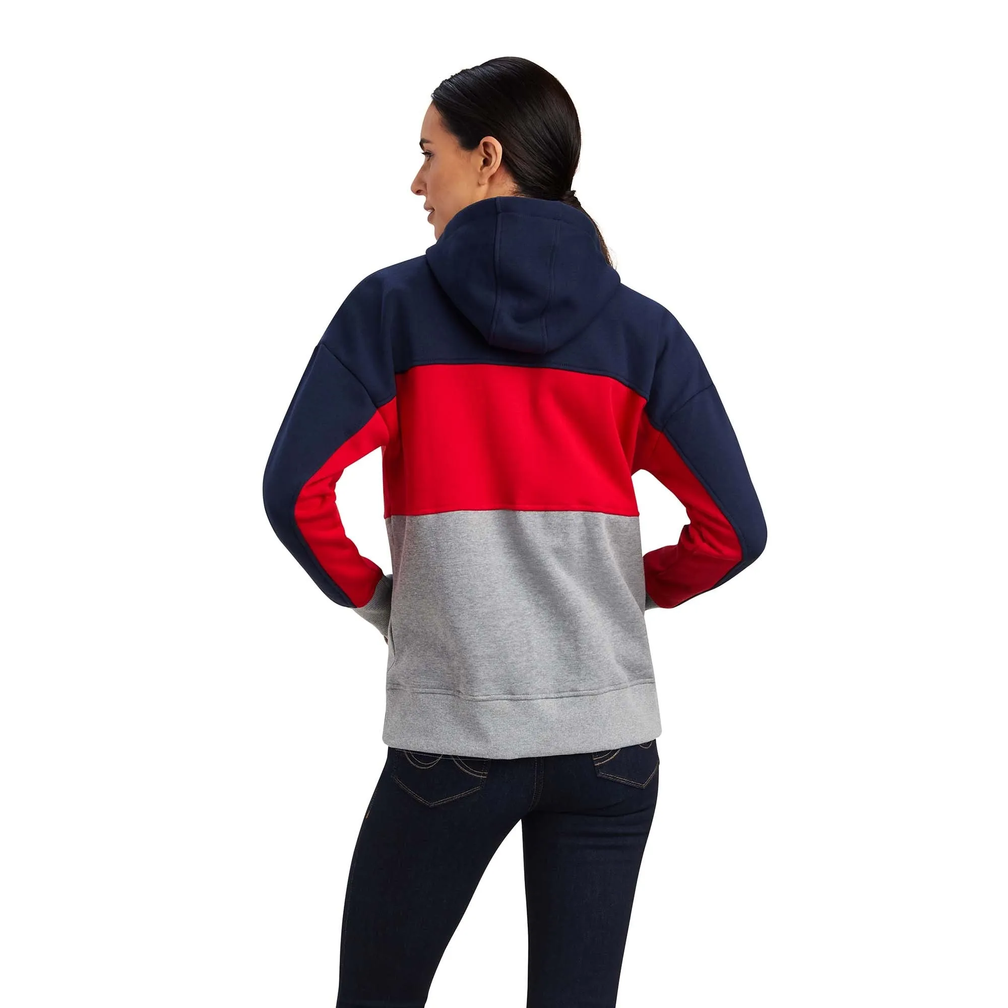 Ariat Ladies Rabere Team Hoodie - Navy