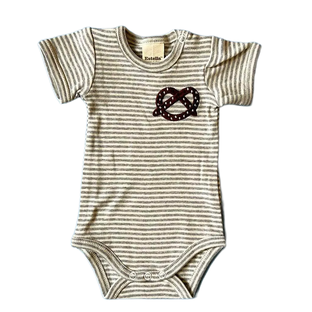 Baby Bodysuit - Pretzel Embroidered