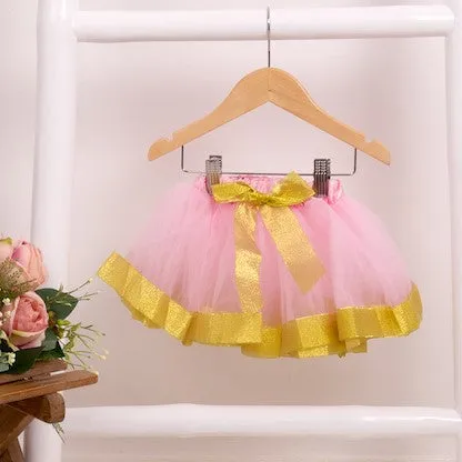 Baby Girls First Birthday Tutu Outfit - (2 options) Gold or Silver