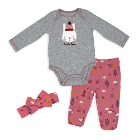 Baby Girl's Jogger Set - New in Town