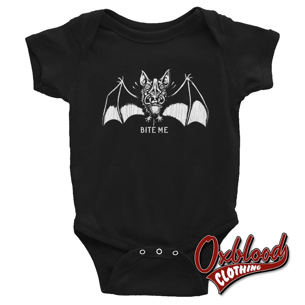 Baby "Bite Me" Vampire Bat Infant Bodysuit