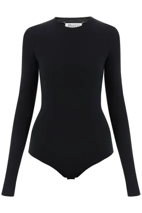 Black Maison Margiela Second Skin Long Sleeve Bodysuit