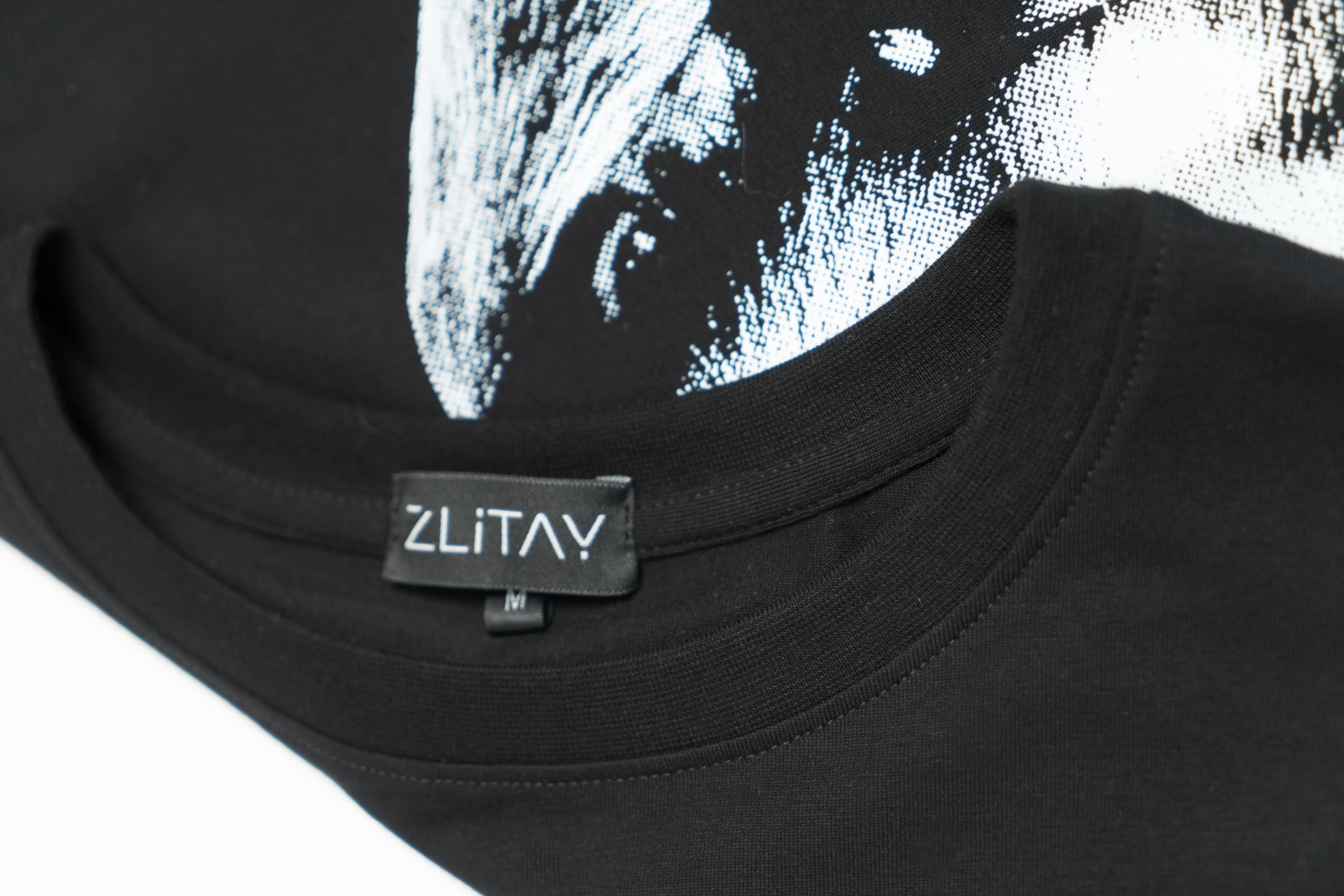 Black Oversized Unisex T-Shirt with "Charlie Griffon" Print – Premium Style from Zlitay