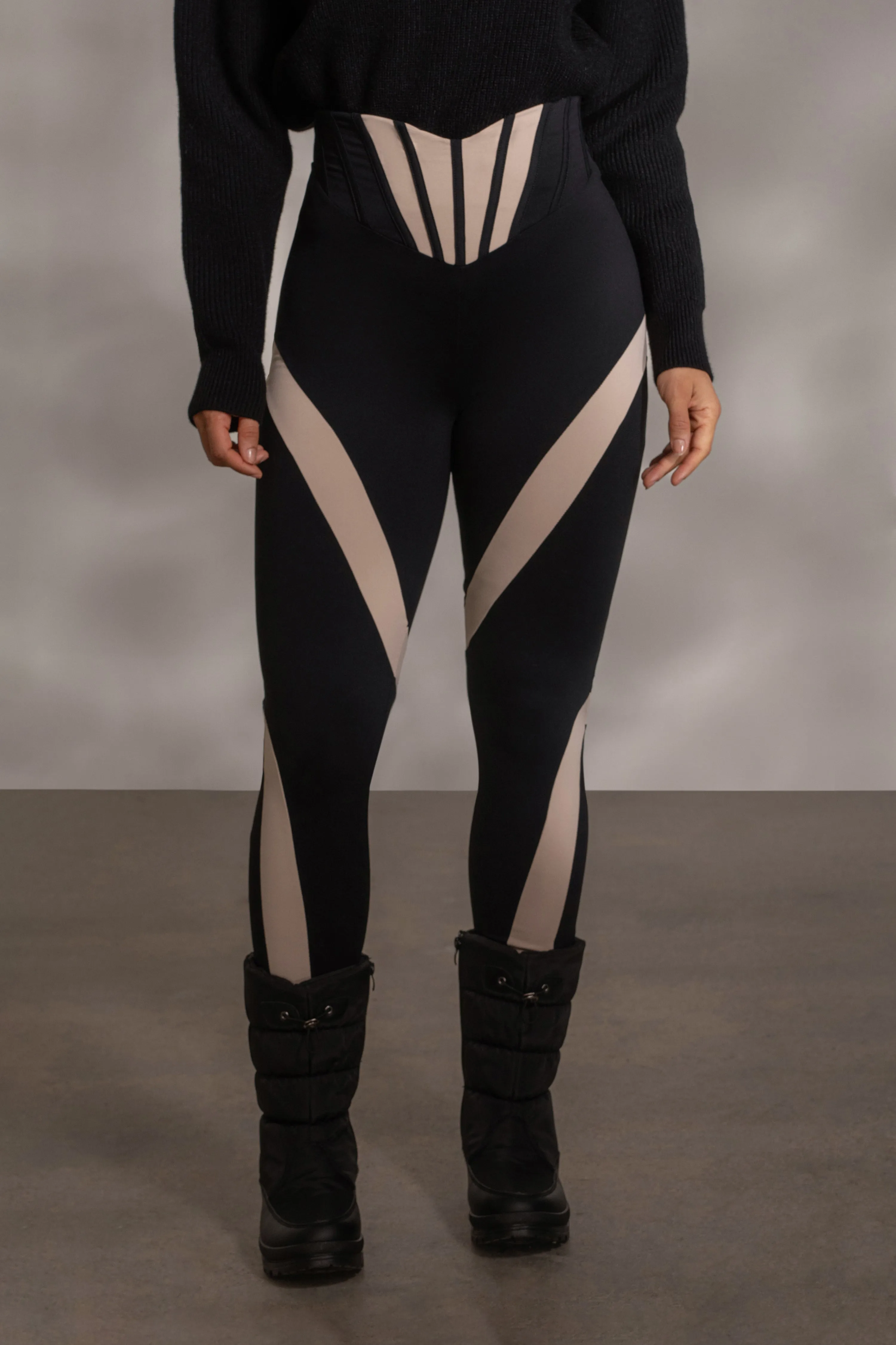 Black Valen High Waisted Leggings