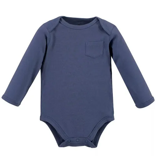 Blue Whale Cotton Bodysuit: Long Sleeve