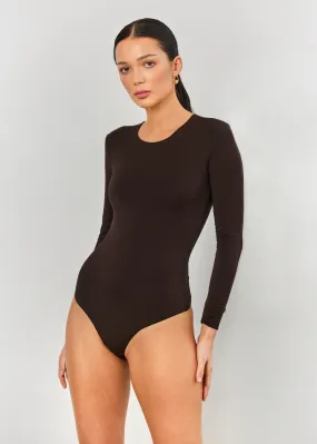 Body Straight Neckline Brown