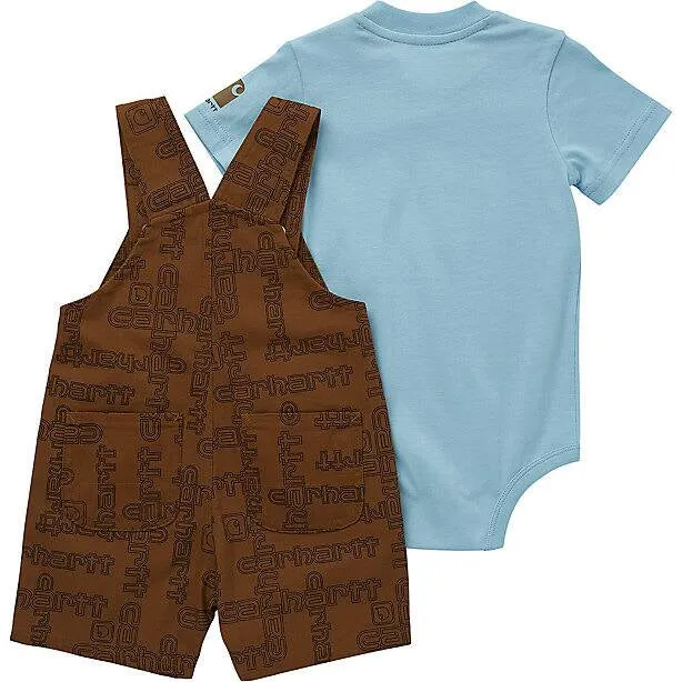 Boys' Short-Sleeve Bodysuit & Shortall Set CG8850