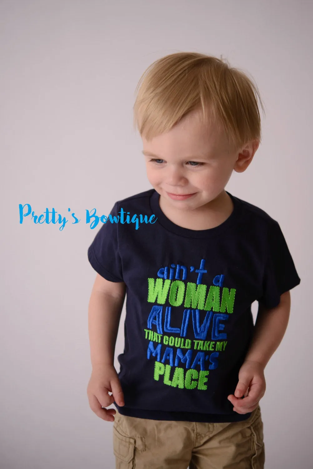 Boys t shirt--Ain't a woman alive that could take my mama's place  bodysuit or shirt boy -- Funny boys shirt-- Momma's Boy-- Mommy's Boy