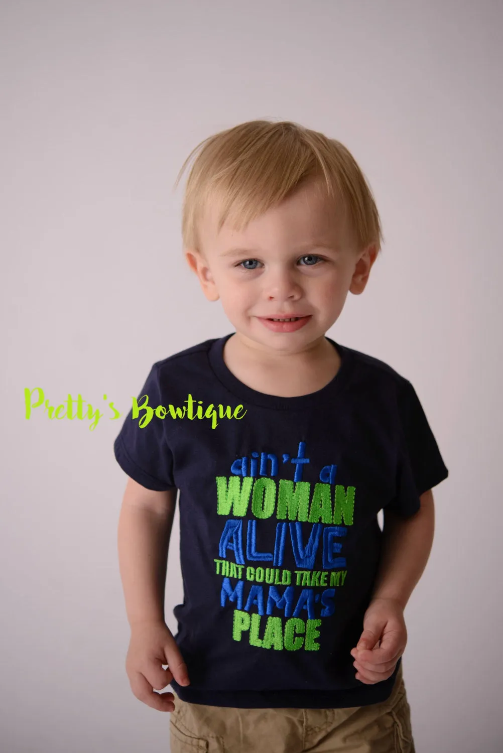 Boys t shirt--Ain't a woman alive that could take my mama's place  bodysuit or shirt boy -- Funny boys shirt-- Momma's Boy-- Mommy's Boy