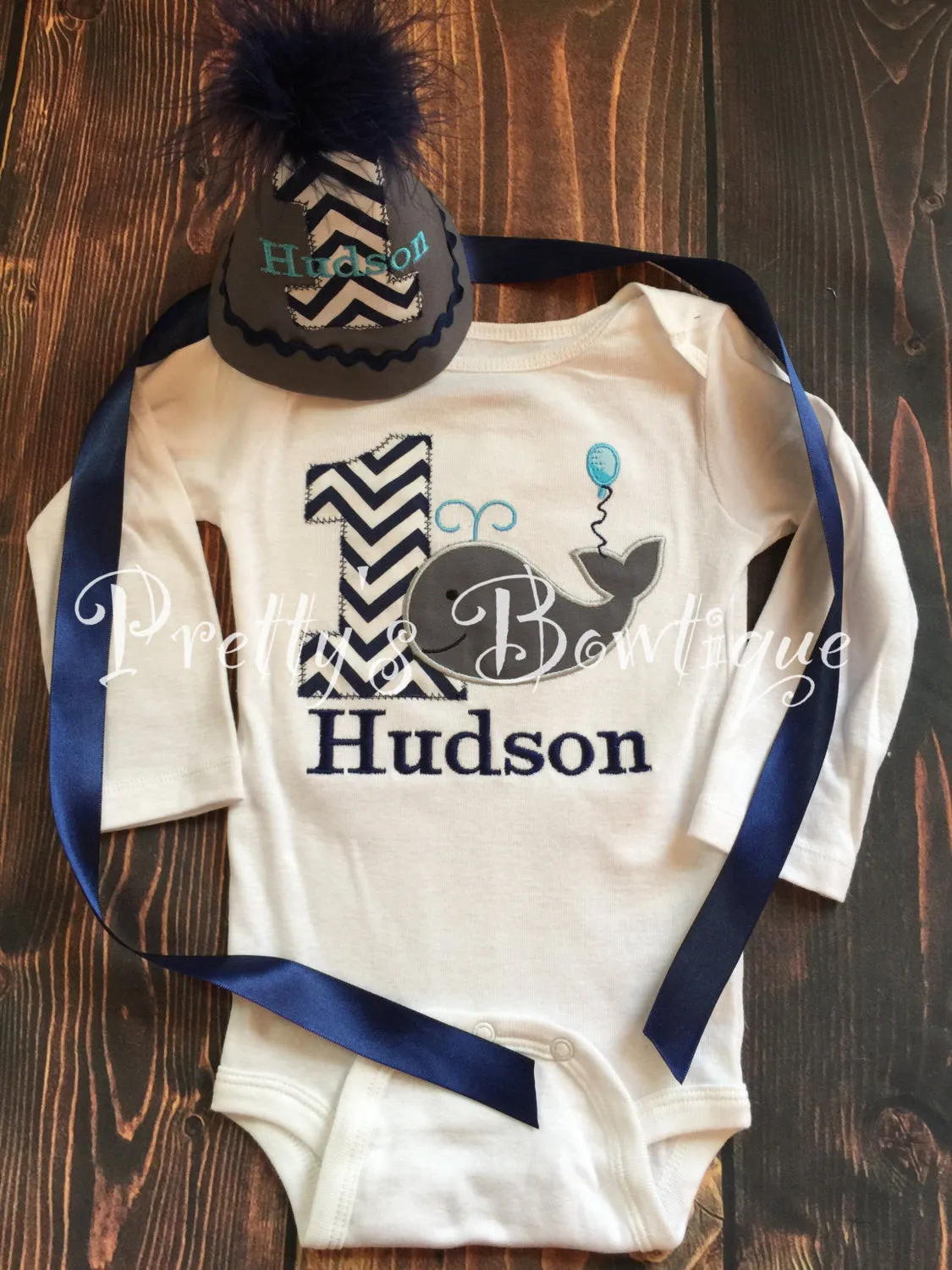 Boys Whale 1st Birthday outfit shirt or t shirt - Smash Cake outfit - Custom Birthday outfit Whale