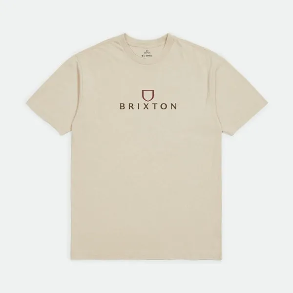 Brixton Alpha Thread T-Shirt - Cream