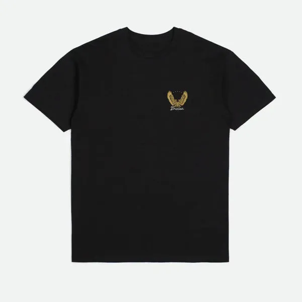 Brixton Talon T-Shirt - Black / Gold