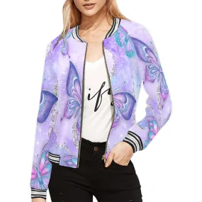 Butterflies awd06 Bomber Jacket for Women