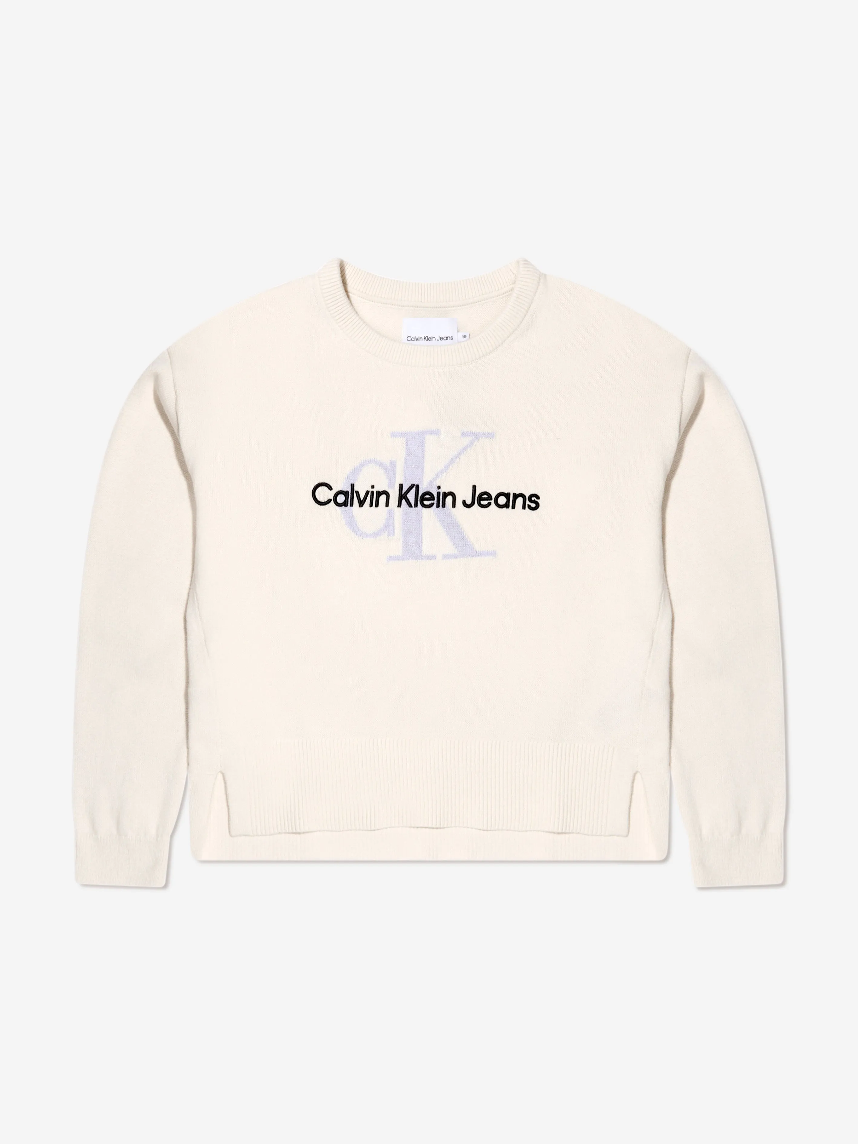 Calvin Klein Girls Lurex Monogram Sweatshirt