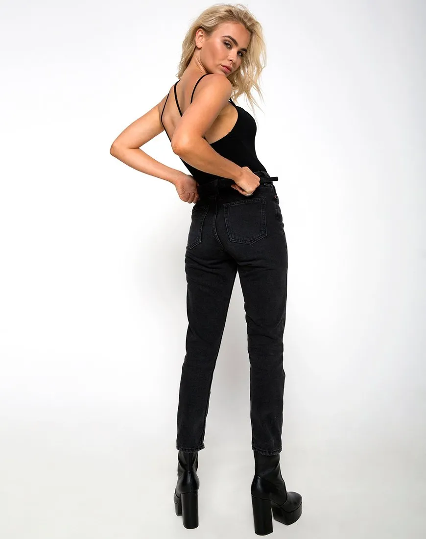 Carmia Bodysuit in Black