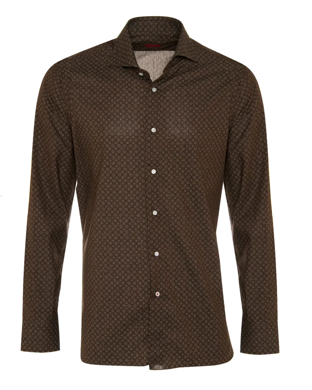 Chocolate Medallion Dress Shirt