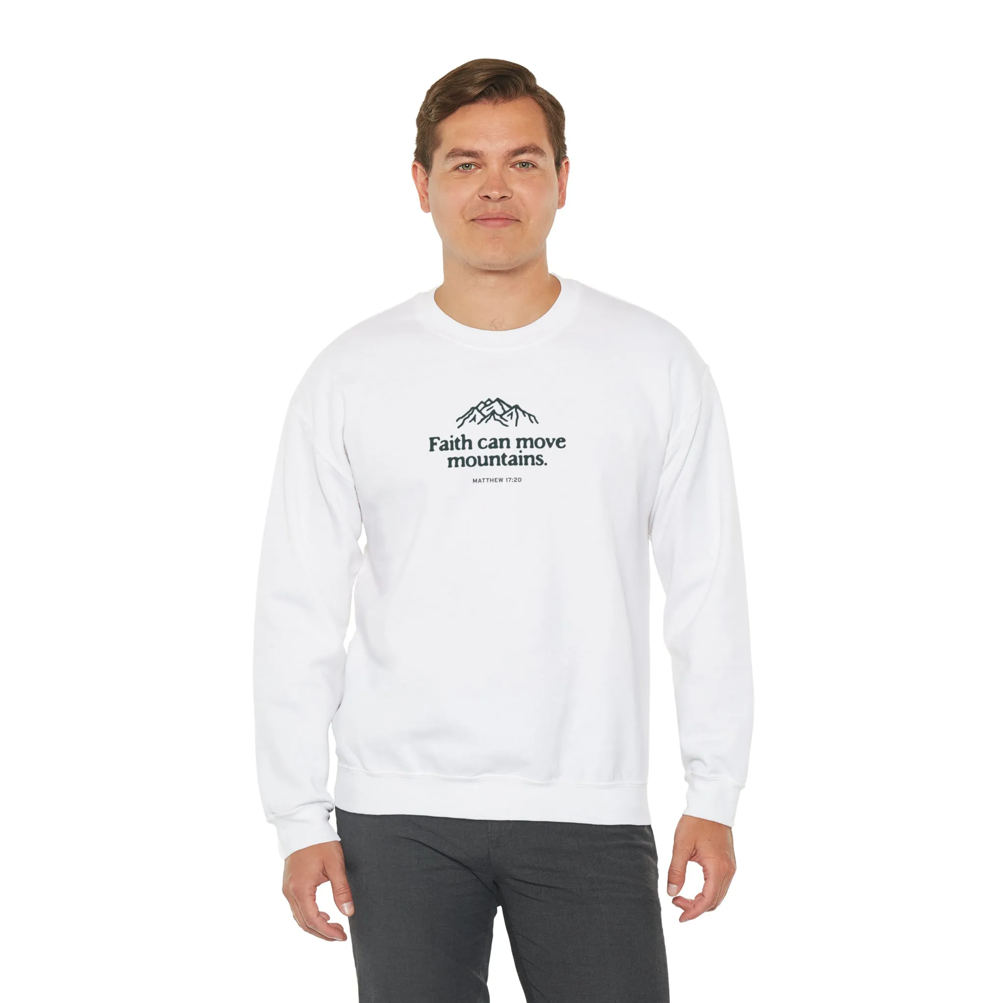 Christian Crewneck Sweater - TWCC, Matthew 17:20