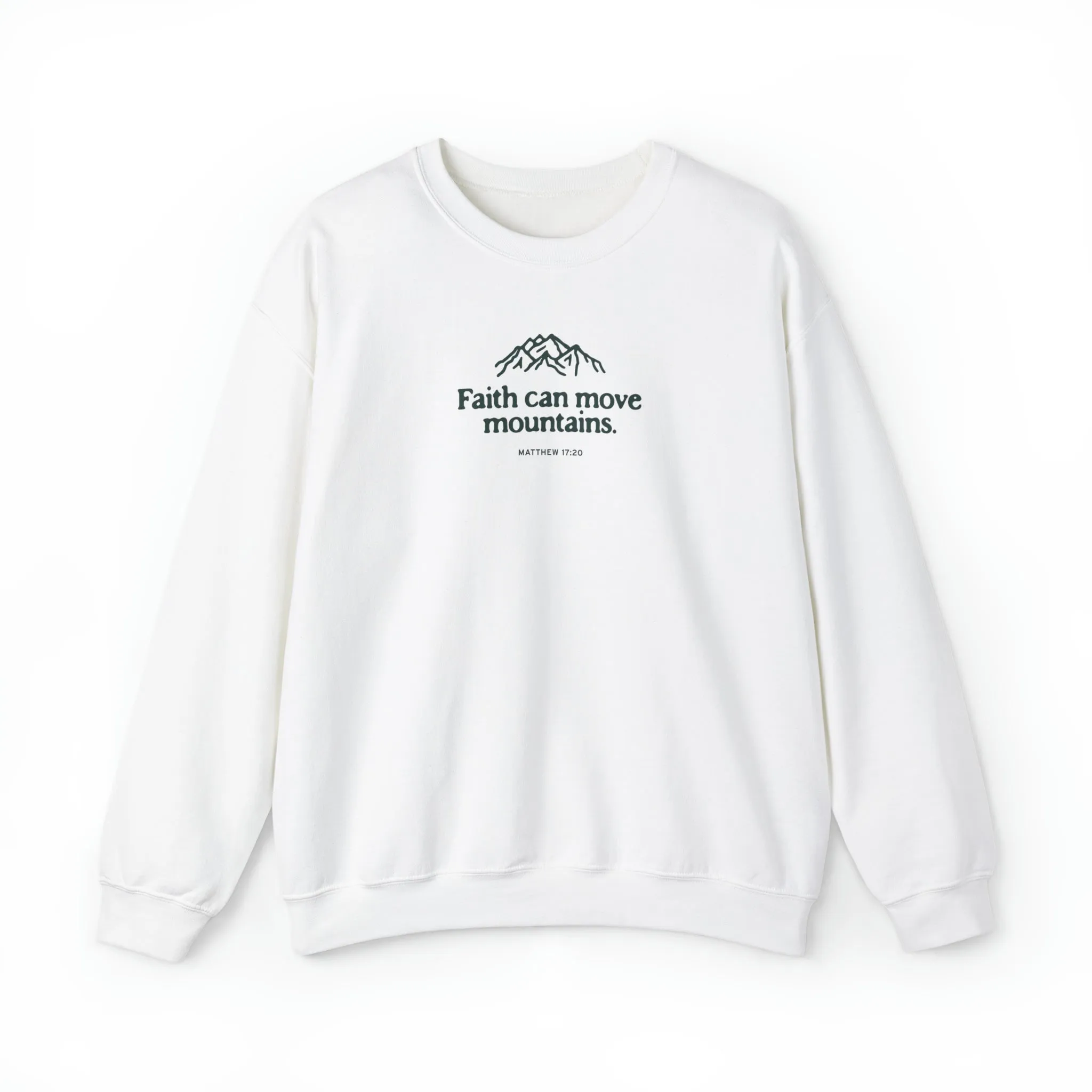 Christian Crewneck Sweater - TWCC, Matthew 17:20