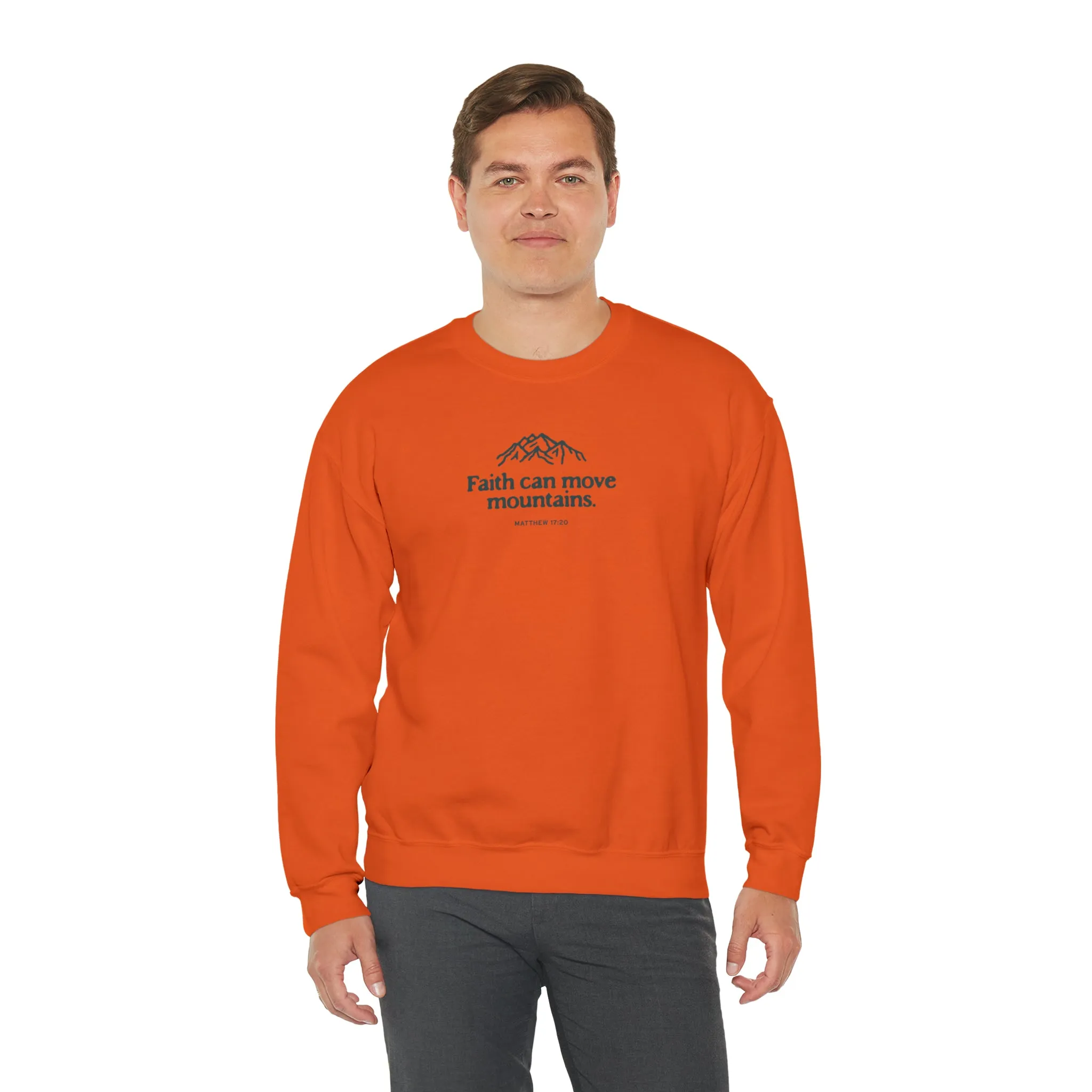 Christian Crewneck Sweater - TWCC, Matthew 17:20