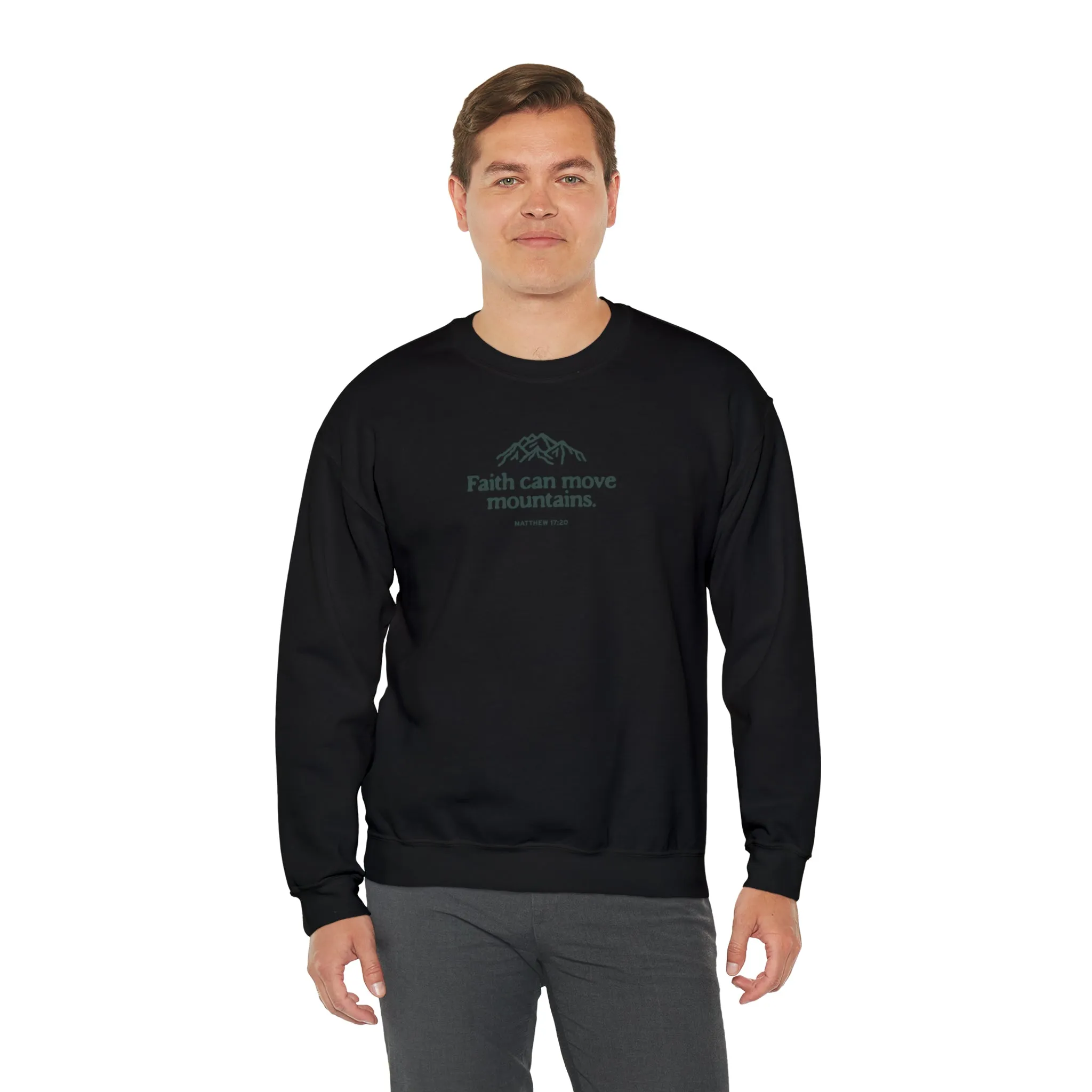 Christian Crewneck Sweater - TWCC, Matthew 17:20