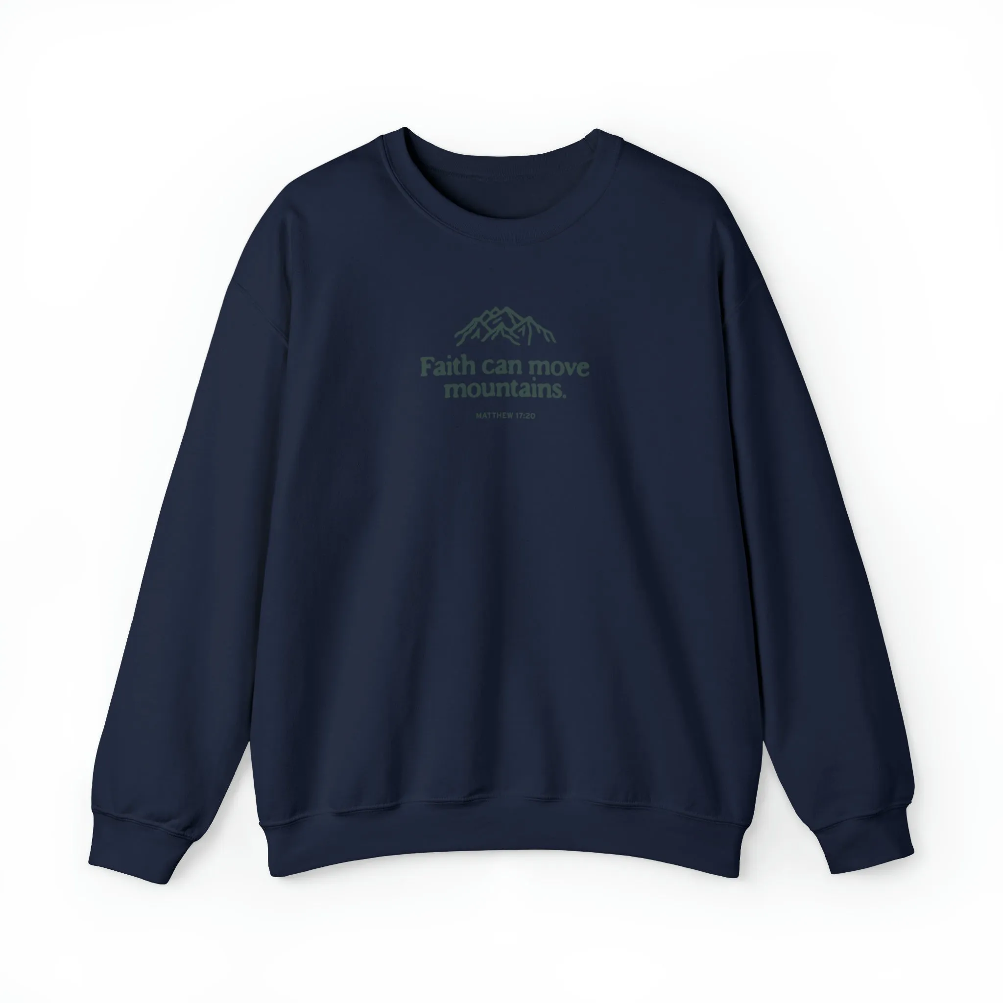 Christian Crewneck Sweater - TWCC, Matthew 17:20