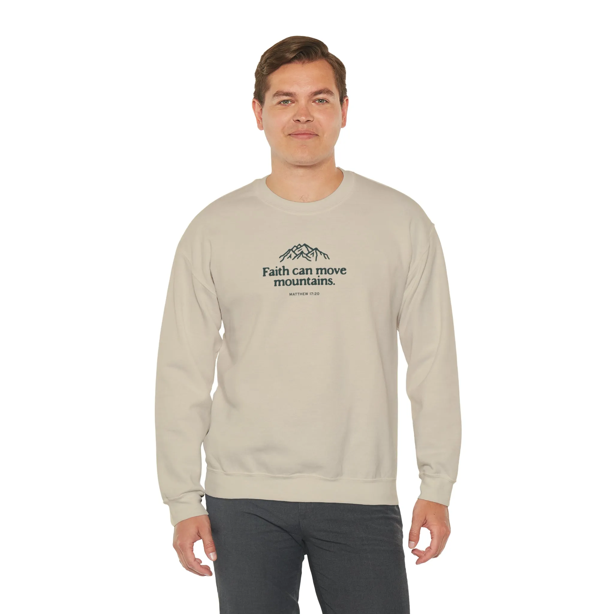 Christian Crewneck Sweater - TWCC, Matthew 17:20