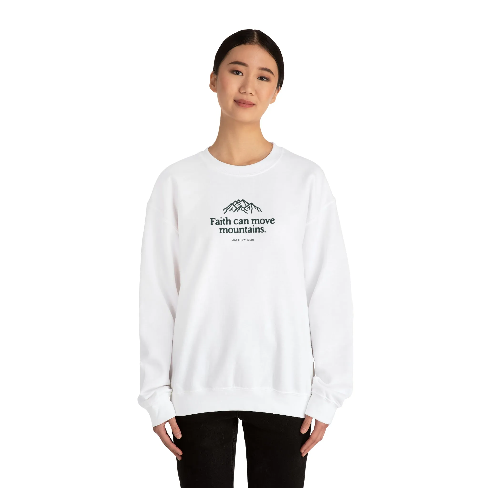 Christian Crewneck Sweater - TWCC, Matthew 17:20