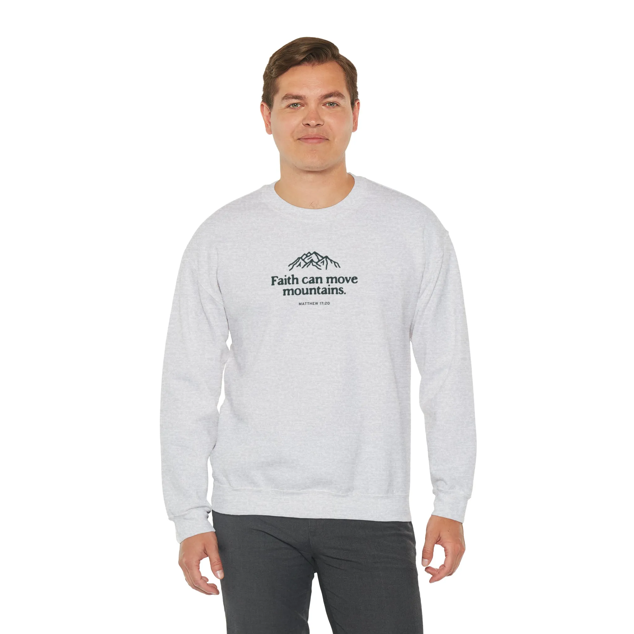 Christian Crewneck Sweater - TWCC, Matthew 17:20