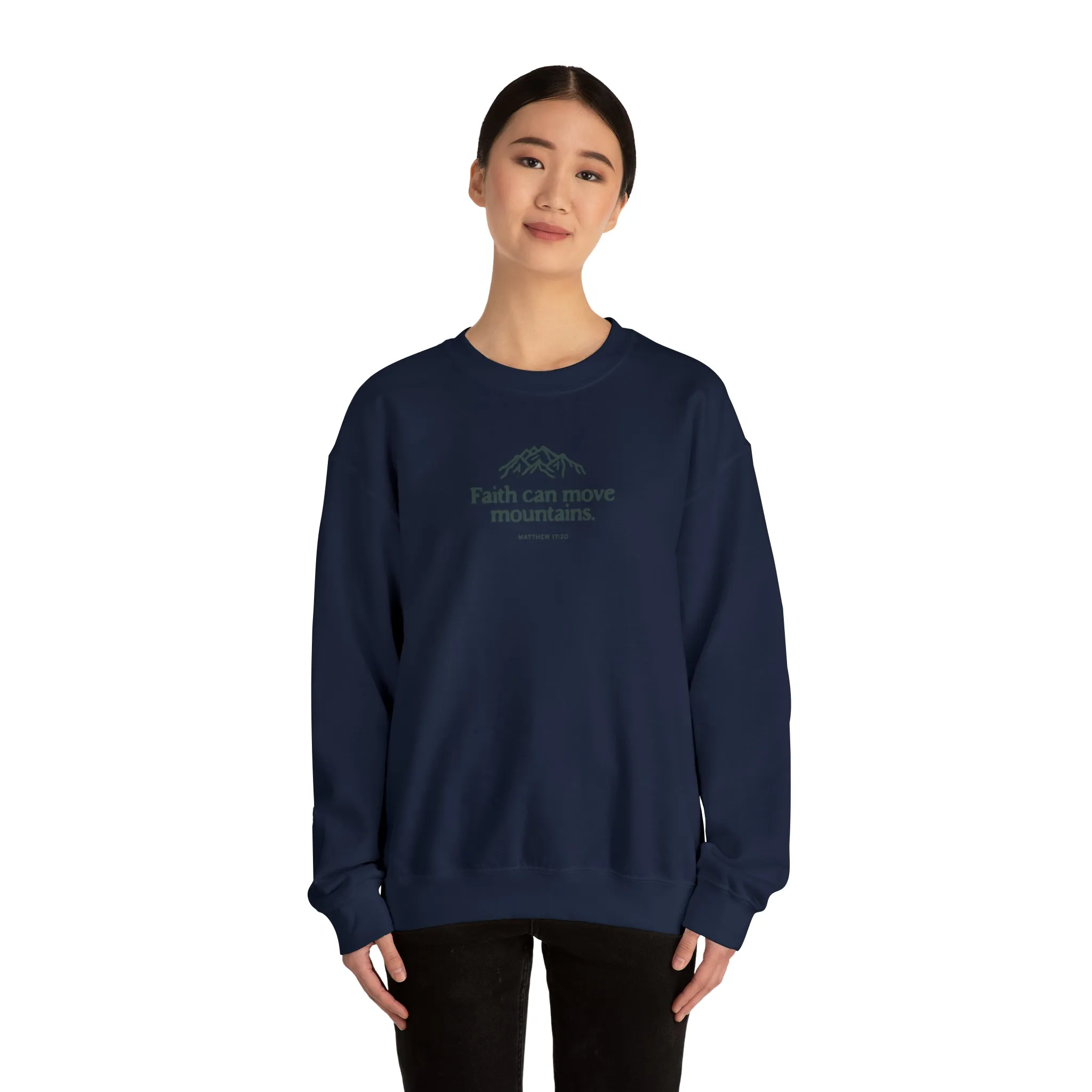 Christian Crewneck Sweater - TWCC, Matthew 17:20