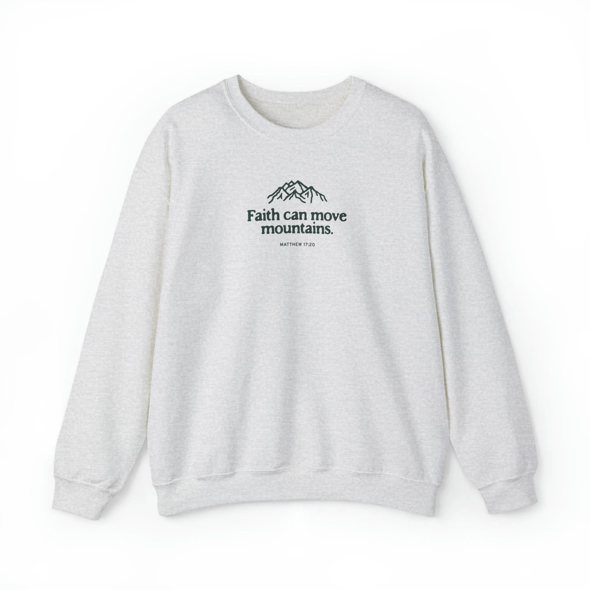 Christian Crewneck Sweater - TWCC, Matthew 17:20