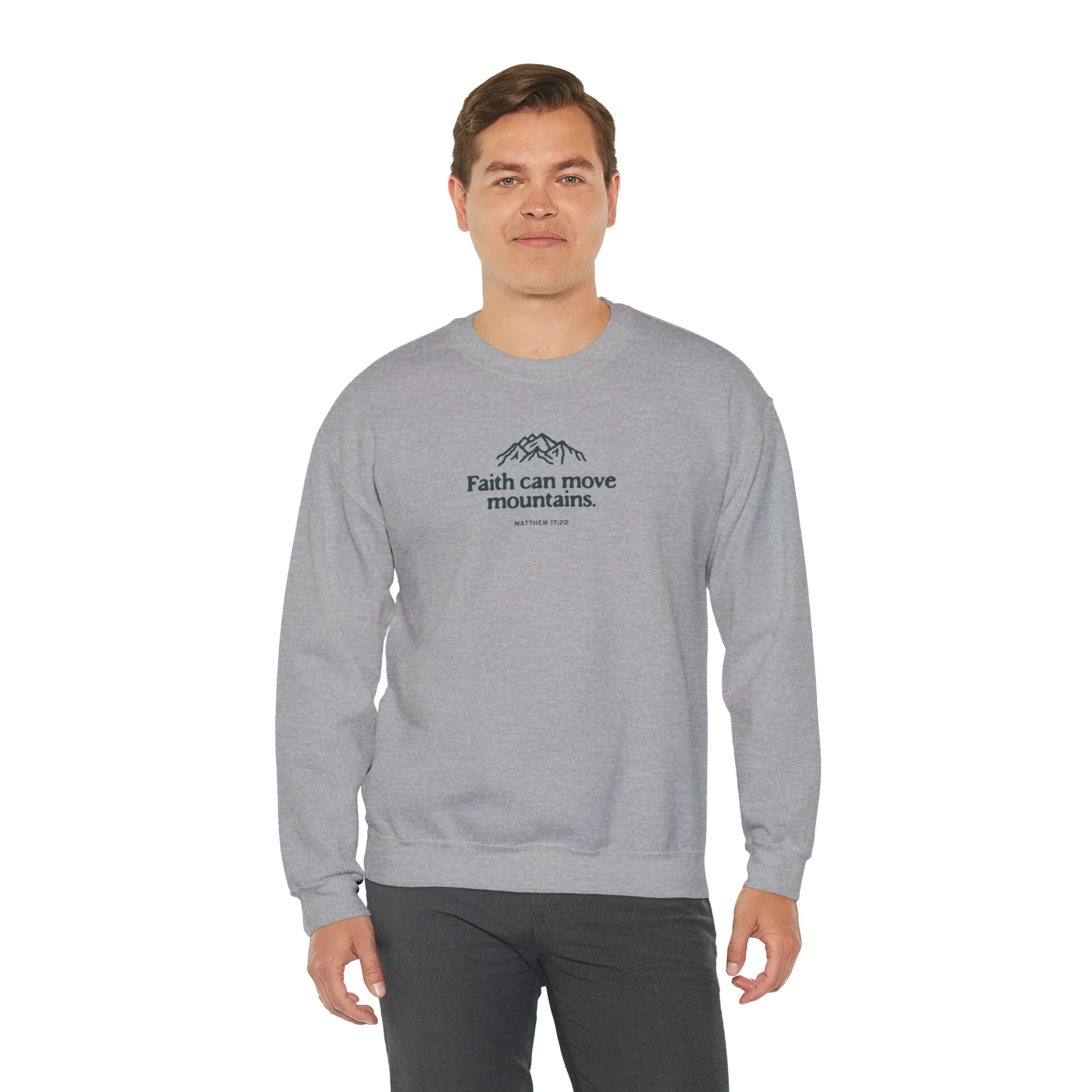 Christian Crewneck Sweater - TWCC, Matthew 17:20