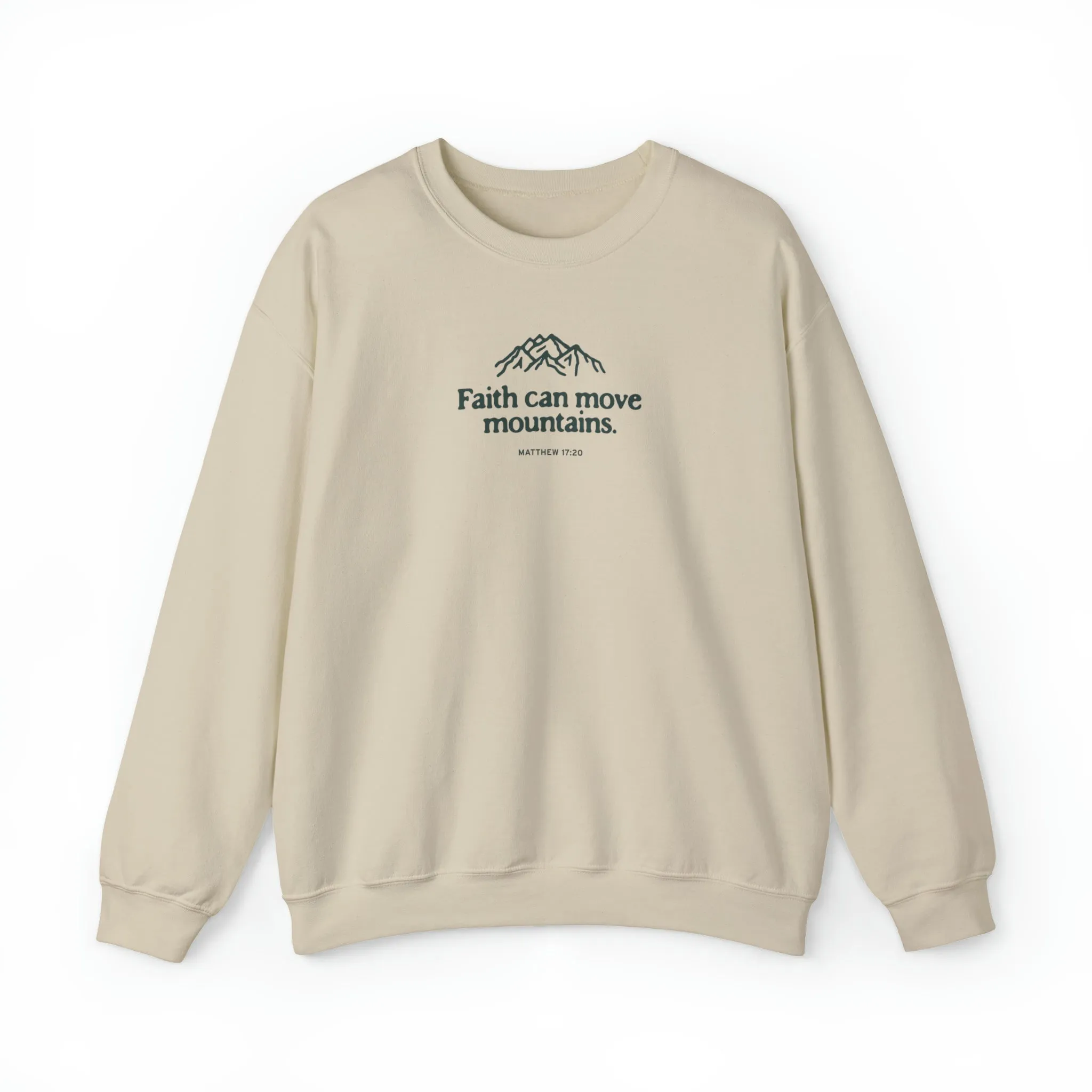 Christian Crewneck Sweater - TWCC, Matthew 17:20