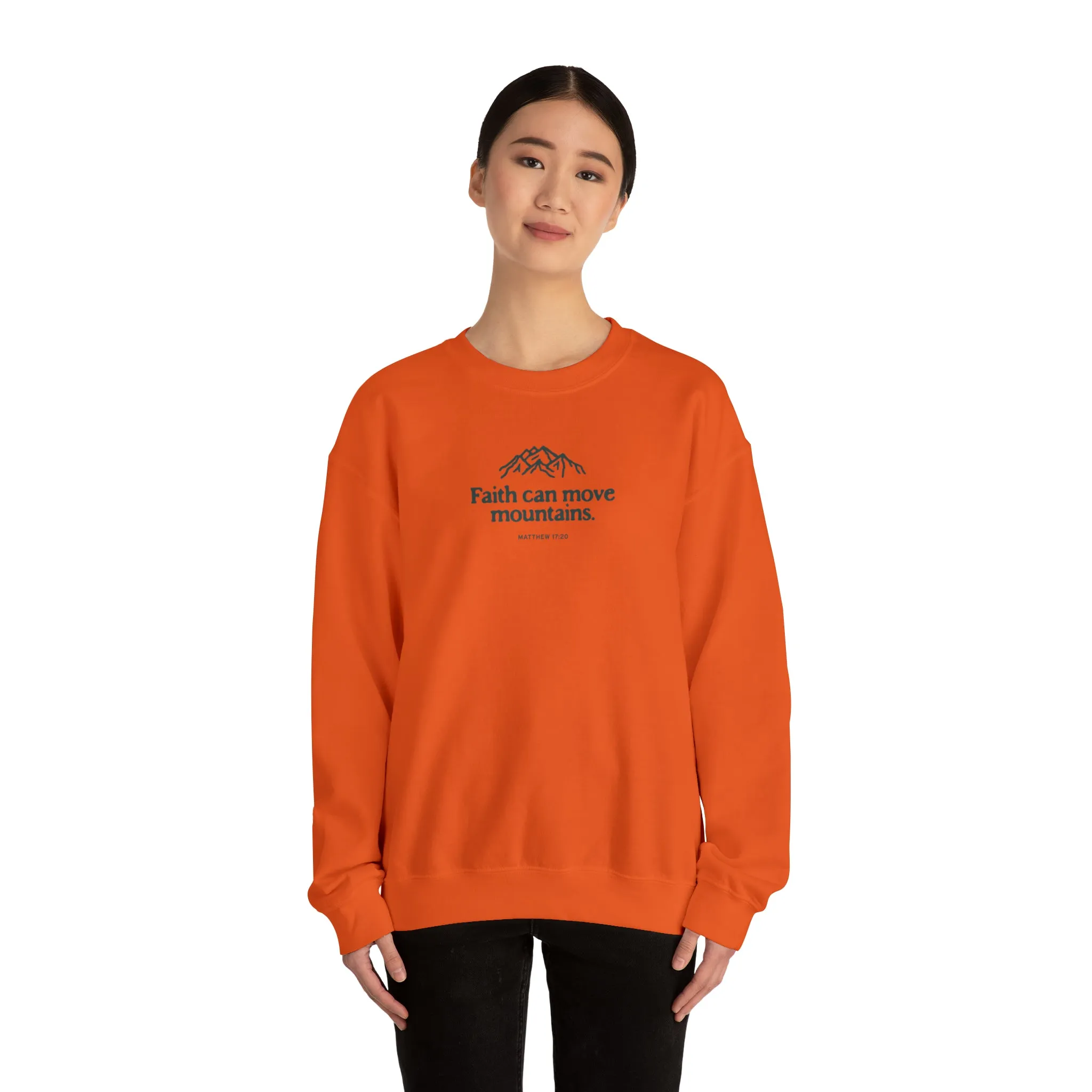 Christian Crewneck Sweater - TWCC, Matthew 17:20