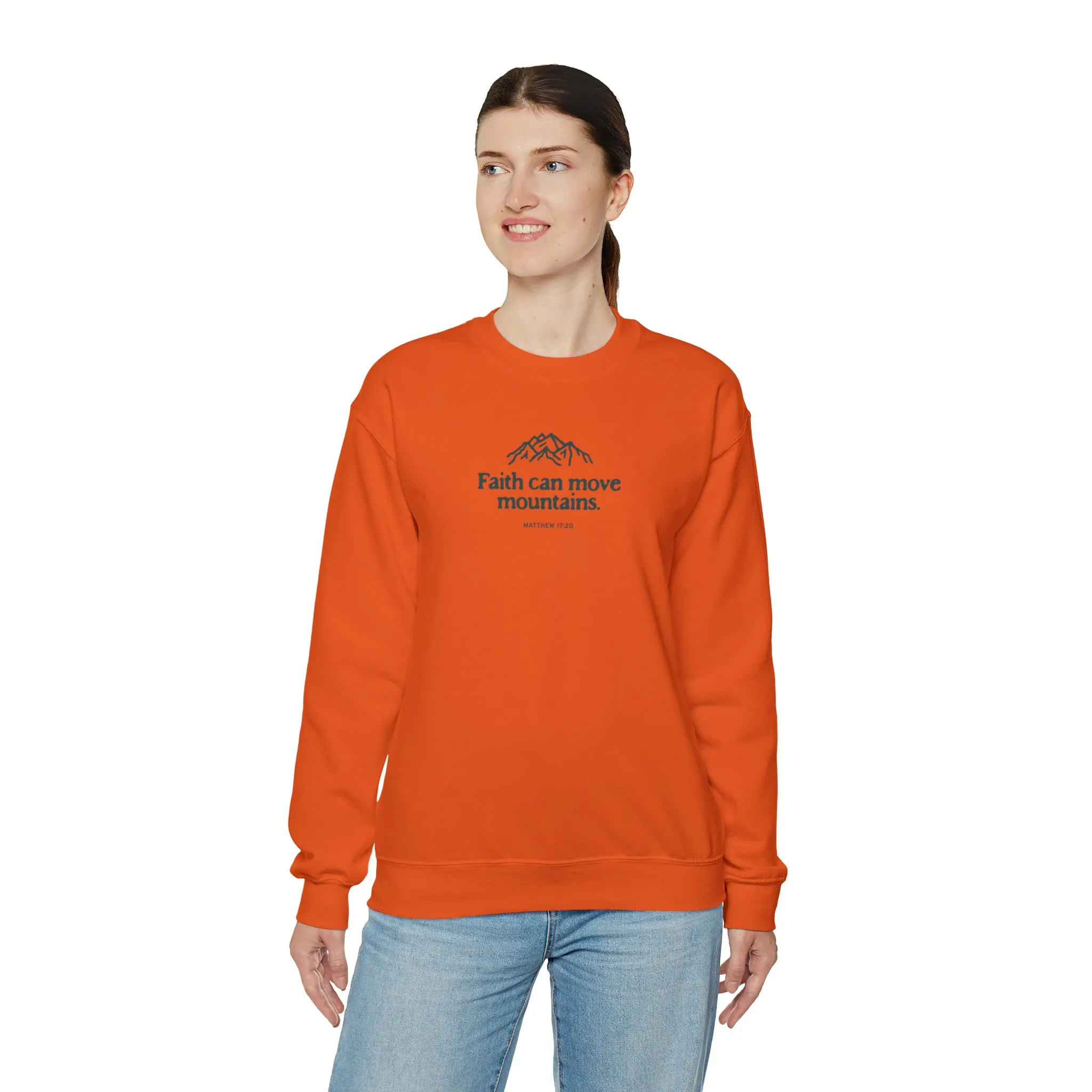 Christian Crewneck Sweater - TWCC, Matthew 17:20