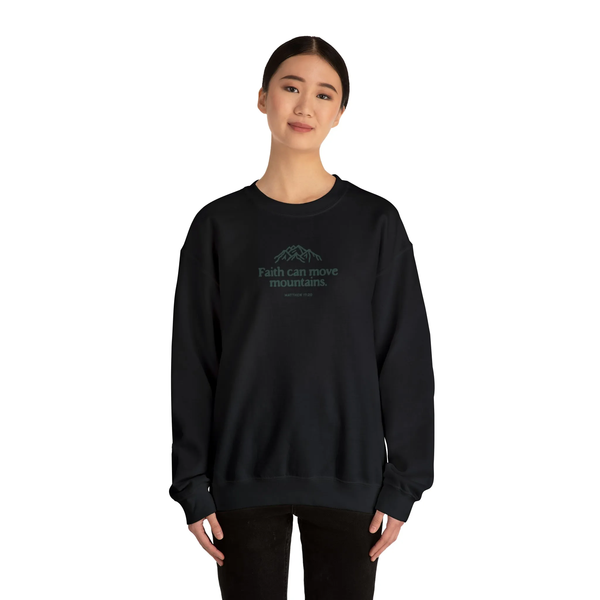 Christian Crewneck Sweater - TWCC, Matthew 17:20