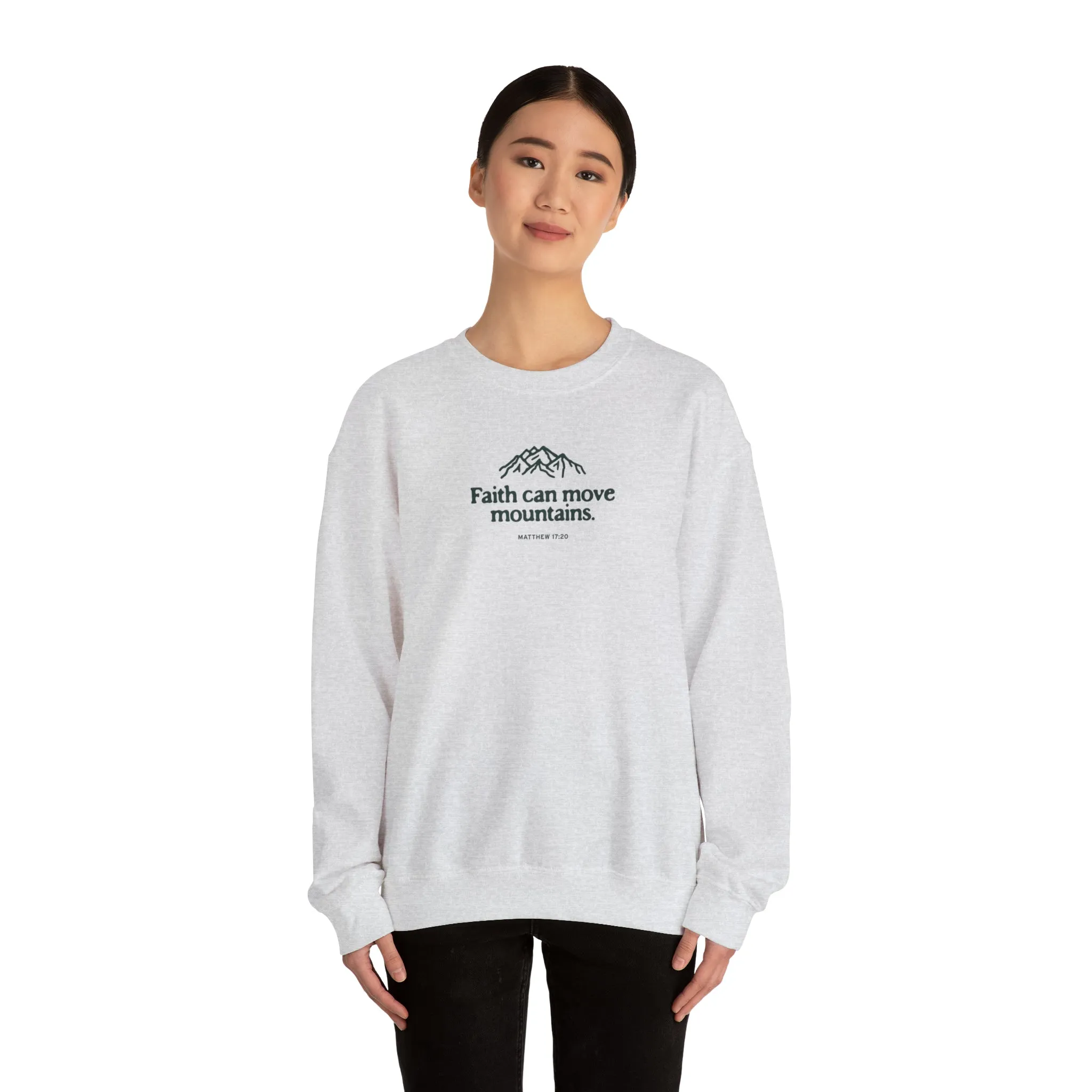 Christian Crewneck Sweater - TWCC, Matthew 17:20