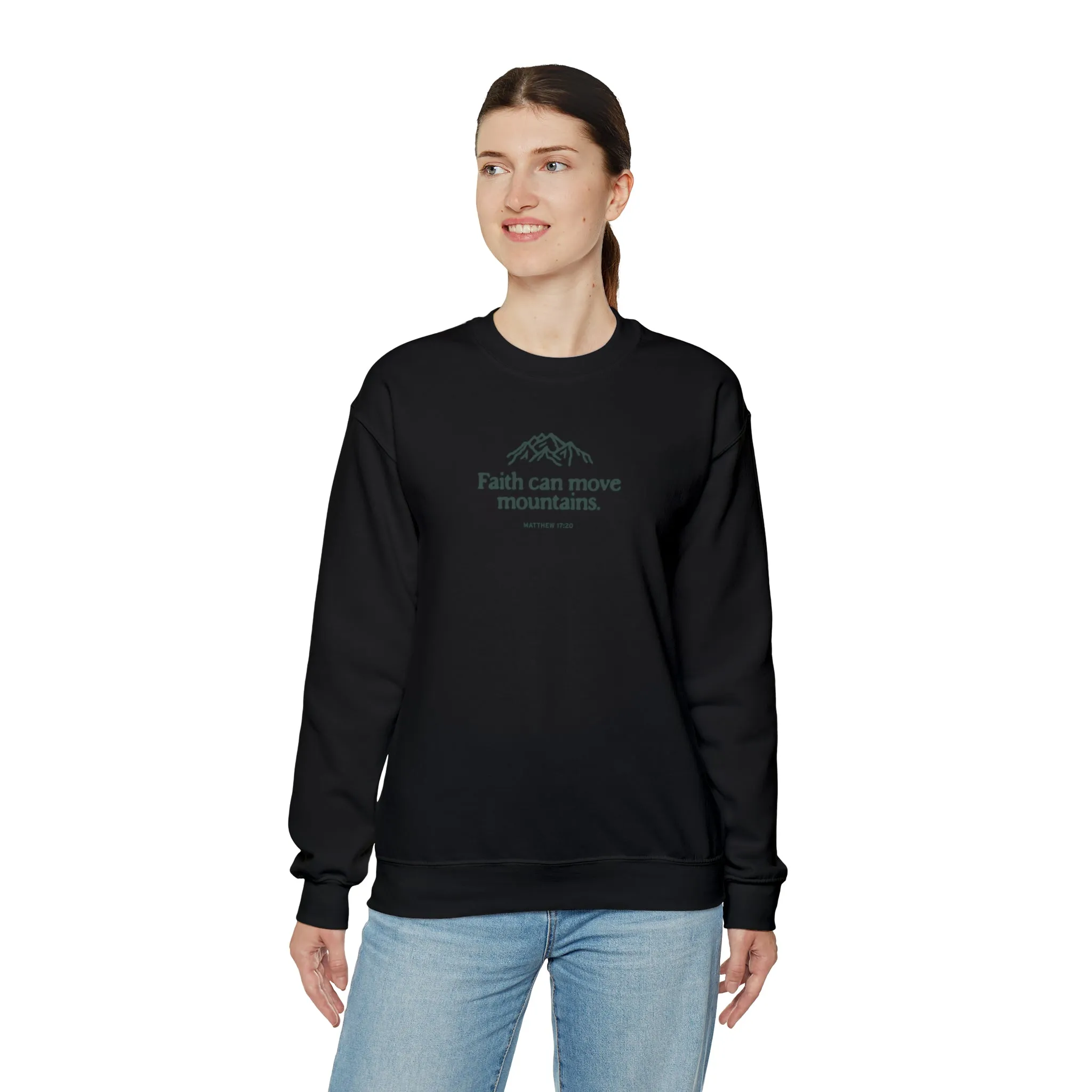 Christian Crewneck Sweater - TWCC, Matthew 17:20