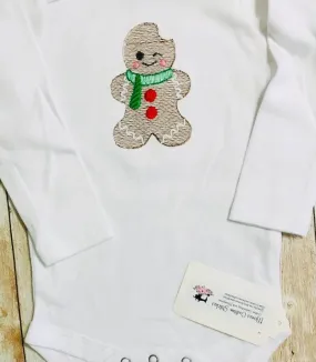 Christmas GingerbreadMan Unisex Baby Onesie Bodysuit  Gift