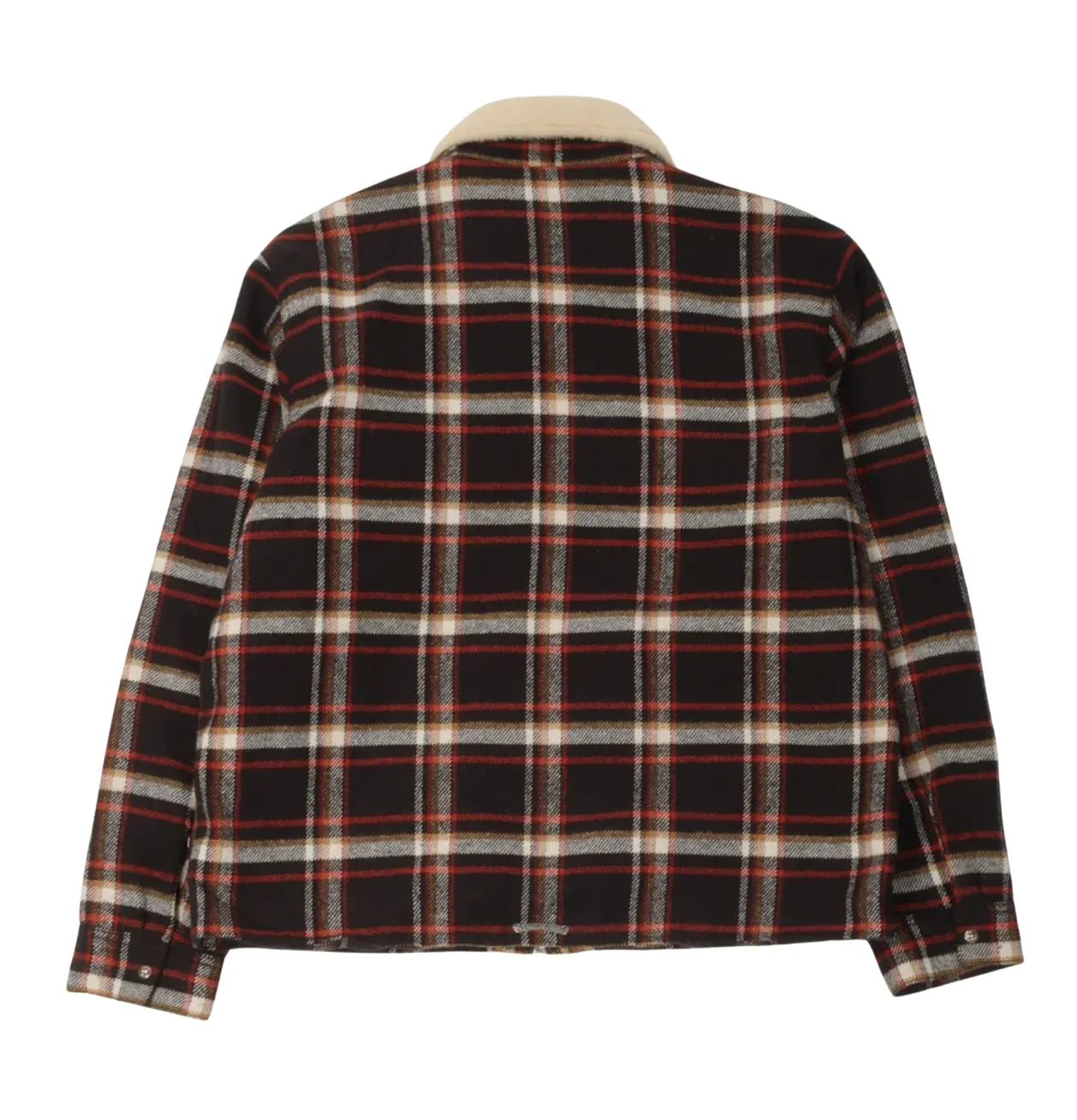 Chrome Hearts 'Black/Red' Shearling Flannel Jacket